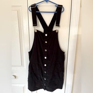 Black Jean Short Dress